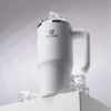 Penguin 304 stainless steel large-capacity macaron vacuum insulated car cup details Picture
